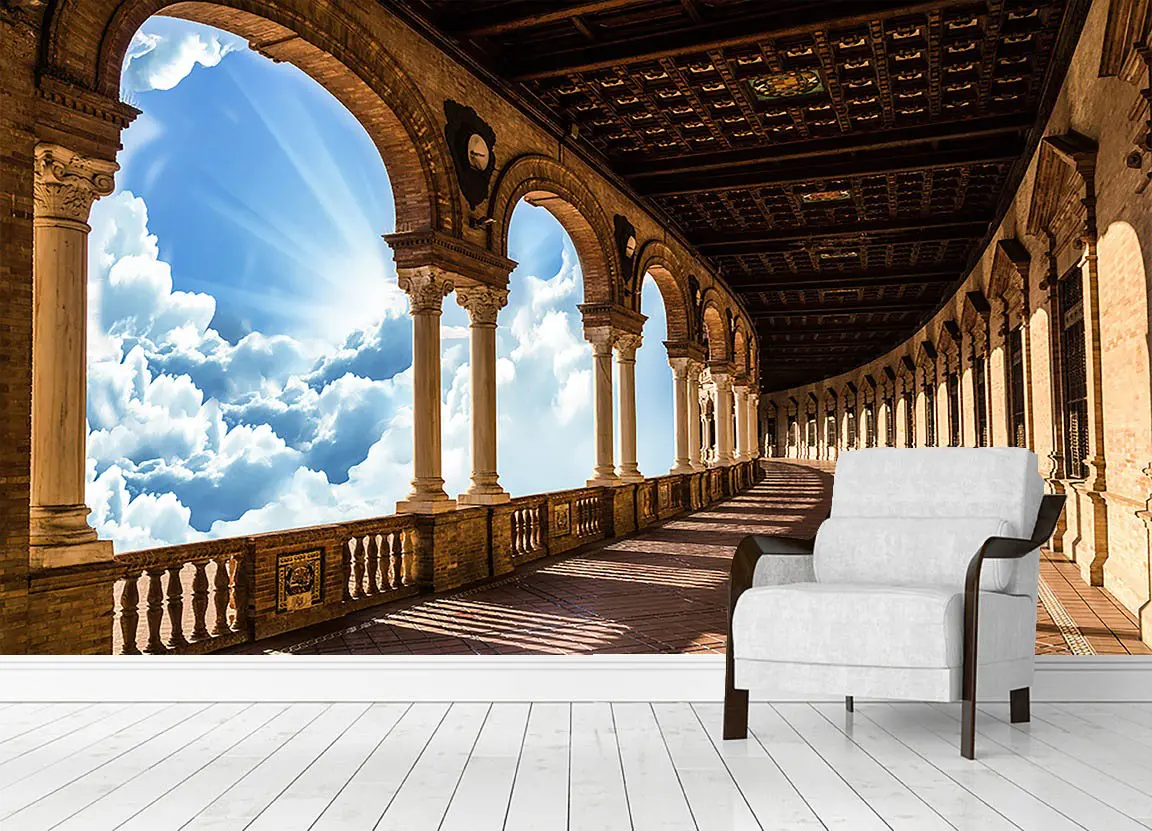3D Derinlikli Manzara Duvar Kağıdı