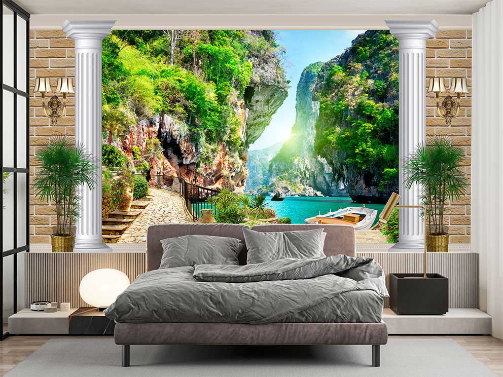 Doğa Manzaralı Kanyon Temalı Poster Duvar Kağıdı - Görsel 2