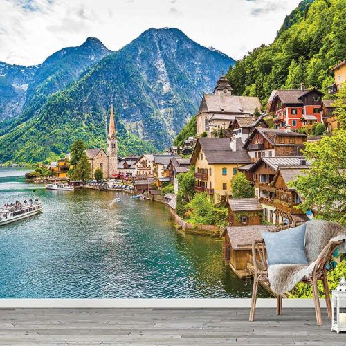 Hallstatt Manzarası Duvar Kağıdı