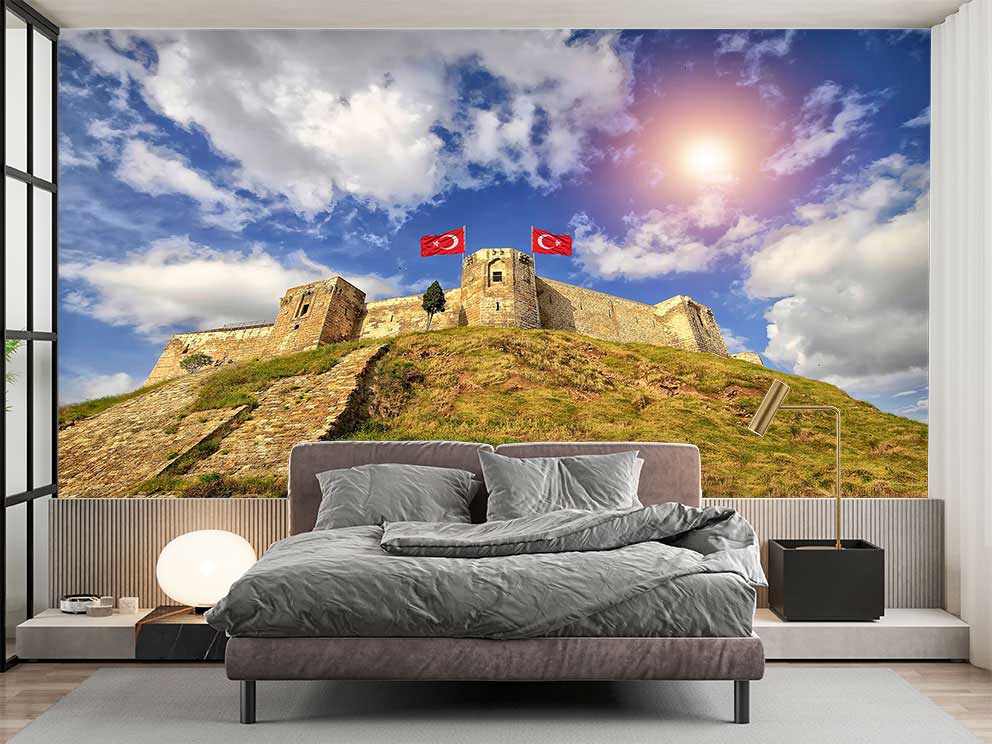 Gaziantep Kalesi Temalı Kişiye Özel Duvar Kağıdı