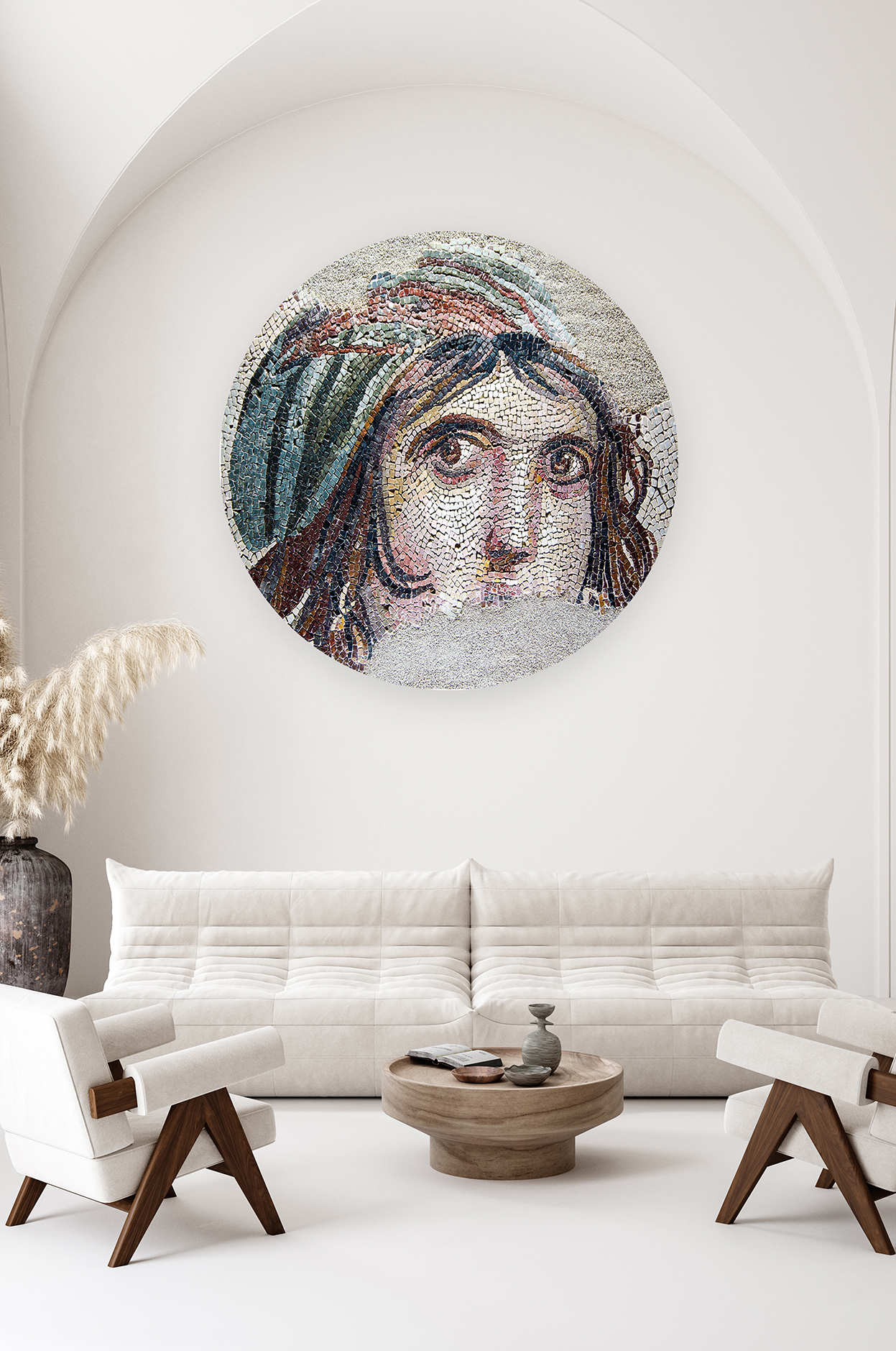Yuvarlak Desenli Duvar Kağıdı - Modern ve Şık Tasarım - Görsel 2