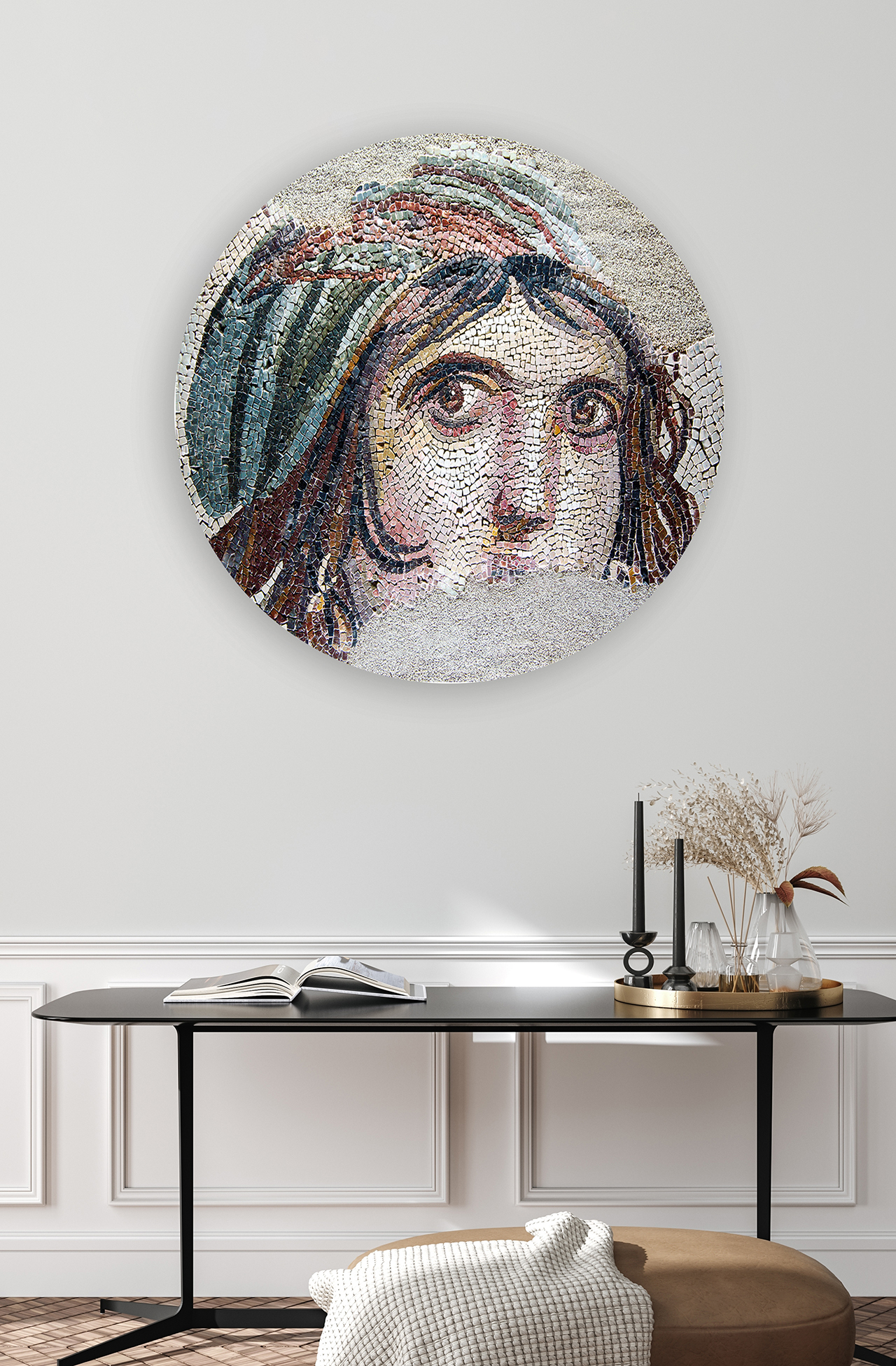 Yuvarlak Desenli Duvar Kağıdı - Modern ve Şık Tasarım - Görsel 4
