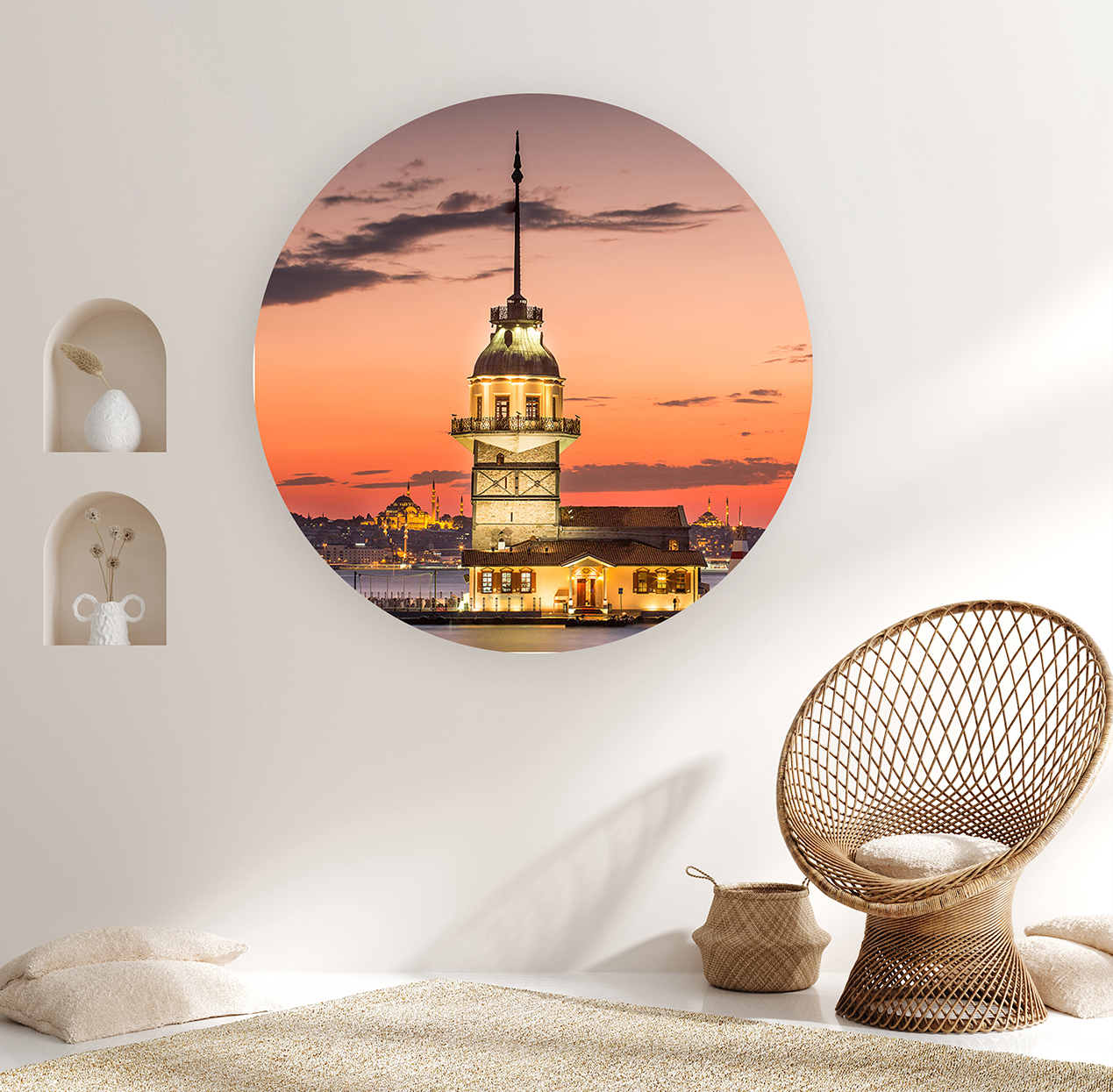 Kız Kulesi Manzaralı Duvar Kağıdı - Modern ve Şık Tasarım