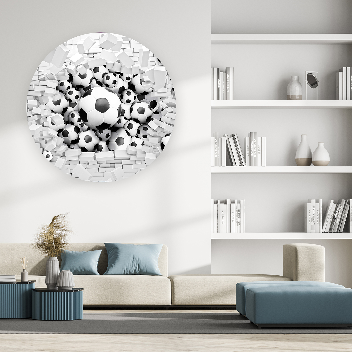Futbol Topları Duvar Kağıdı - Modern ve Şık Tasarım - Görsel 3