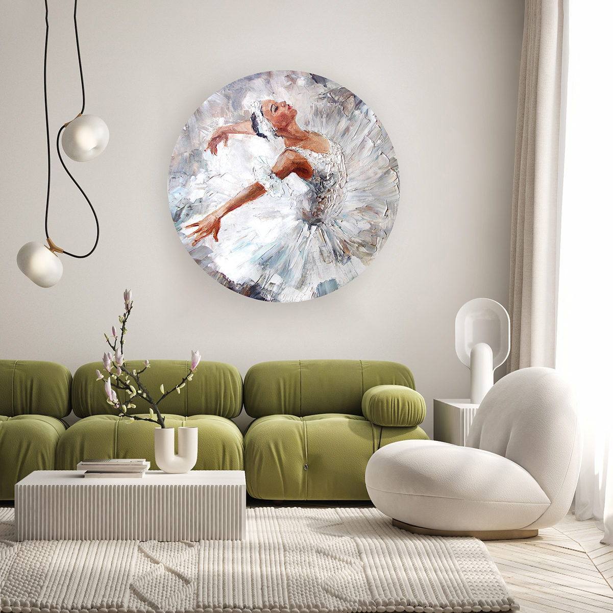 Balerin Tablosu Duvar Kağıdı - Modern ve Zarif Tasarım - Görsel 6