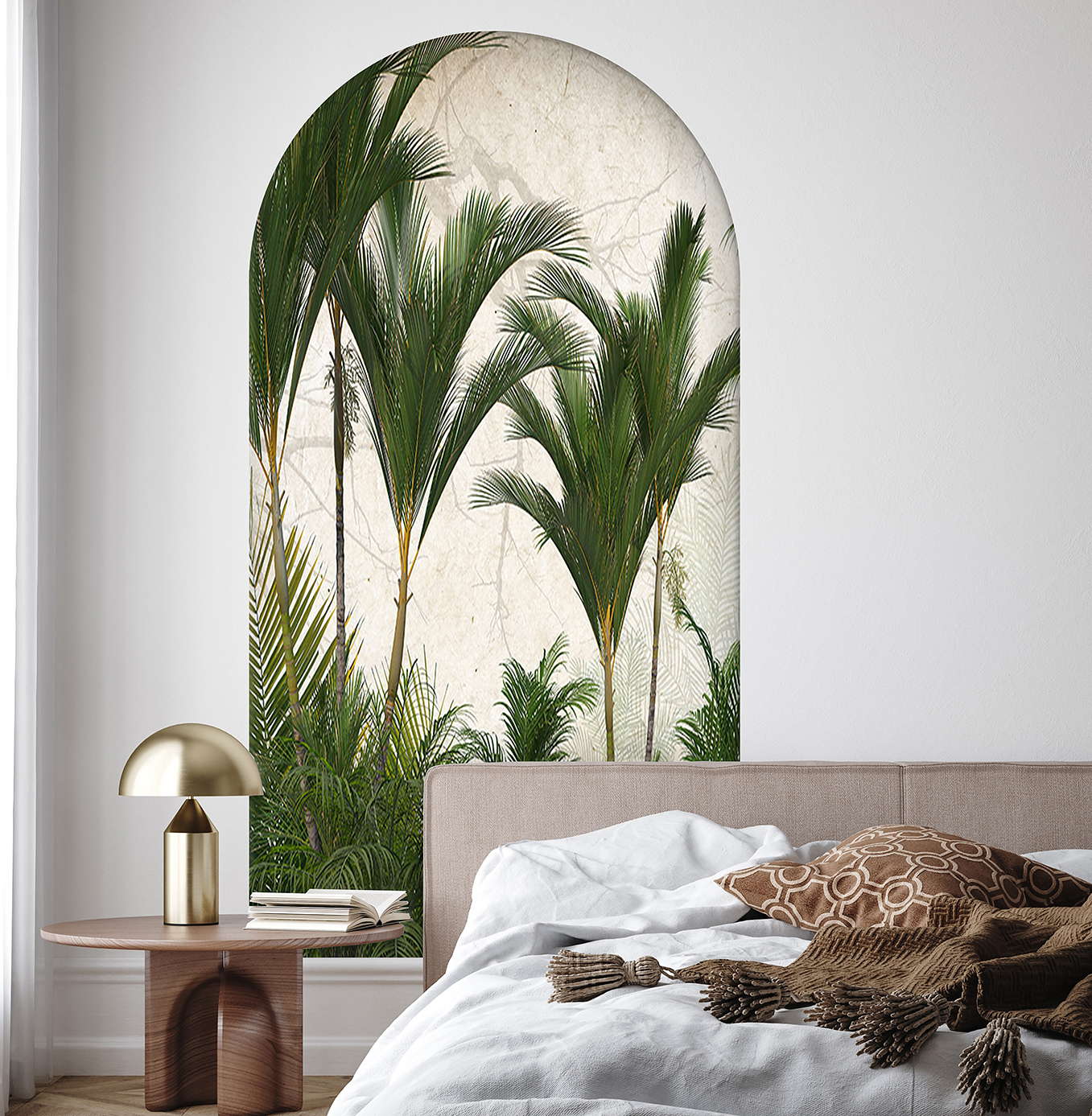 Tropikal Palmiye Ağaçları Duvar Kağıdı - Modern ve Şık Tasarım - Görsel 5