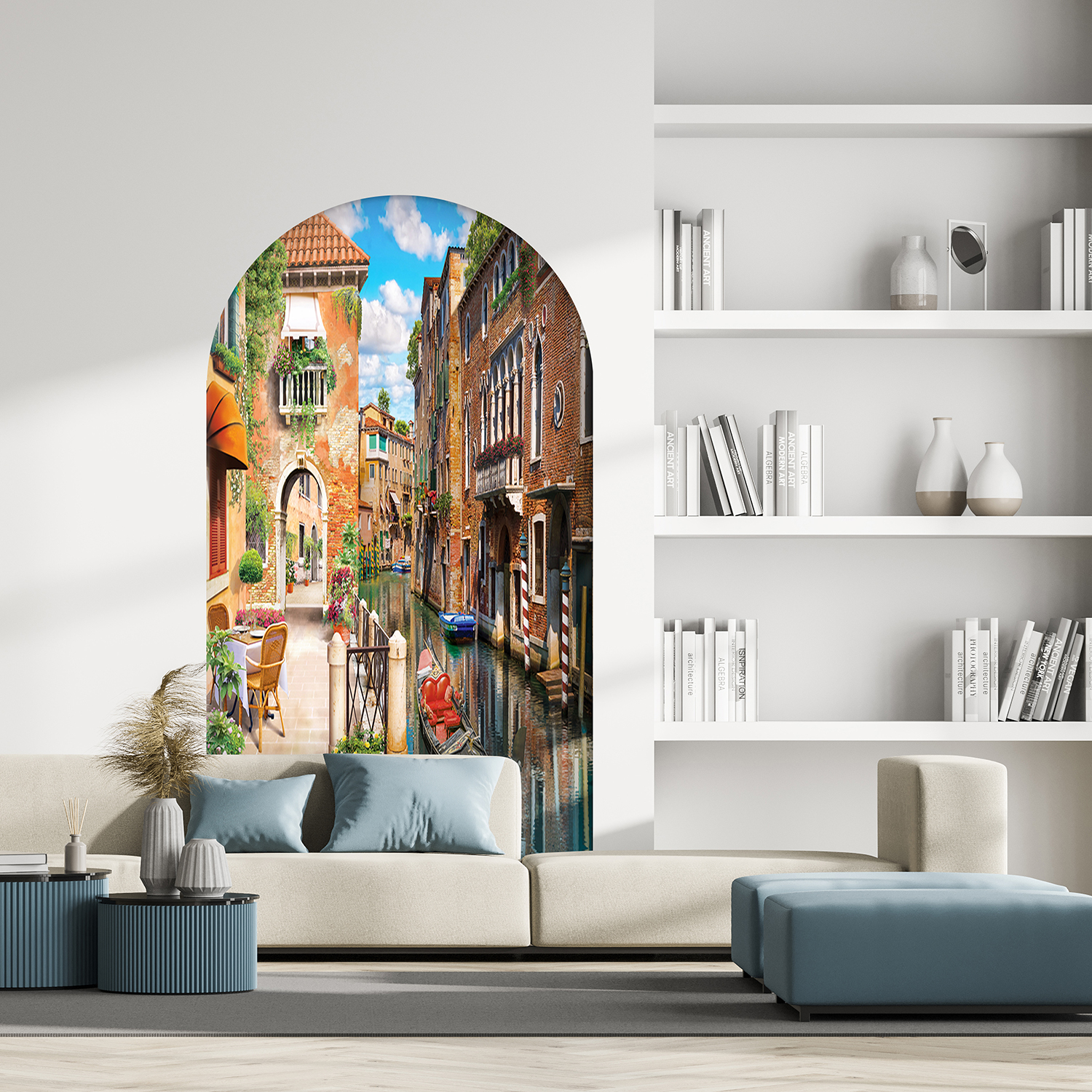 Venedik Kanalı Manzaralı Duvar Kağıdı - Modern Tasarım - Görsel 7
