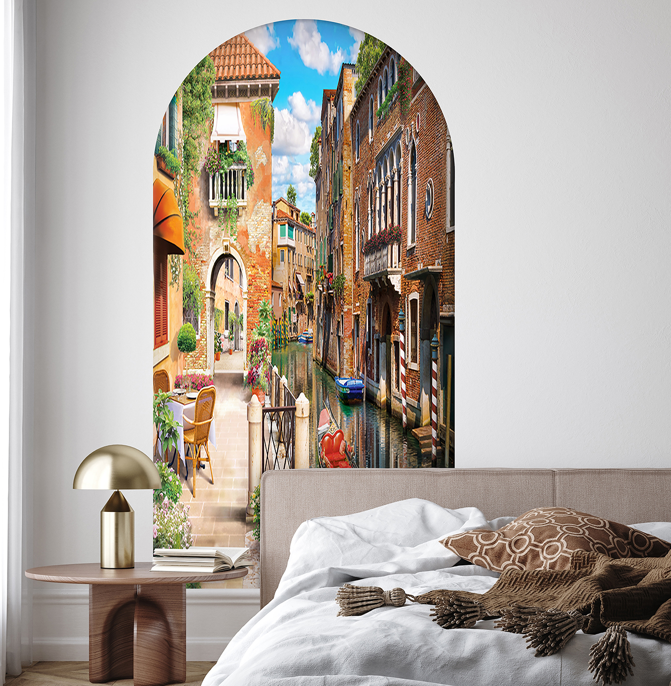 Venedik Kanalı Manzaralı Duvar Kağıdı - Modern Tasarım - Görsel 5