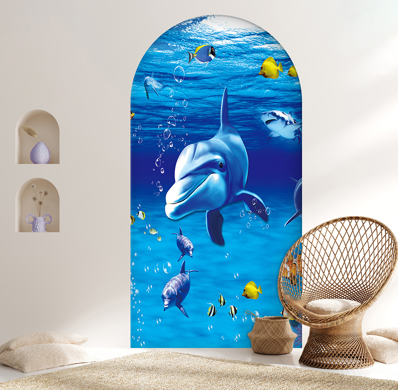 Denizaltı Dünyası Duvar Kağıdı - Modern Tasarım - Görsel 6