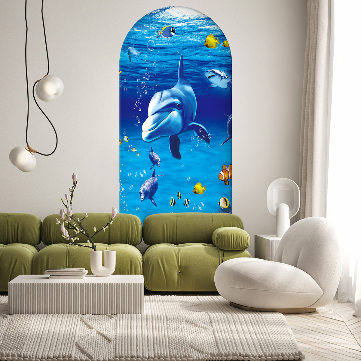 Denizaltı Dünyası Duvar Kağıdı - Modern Tasarım - Görsel 3