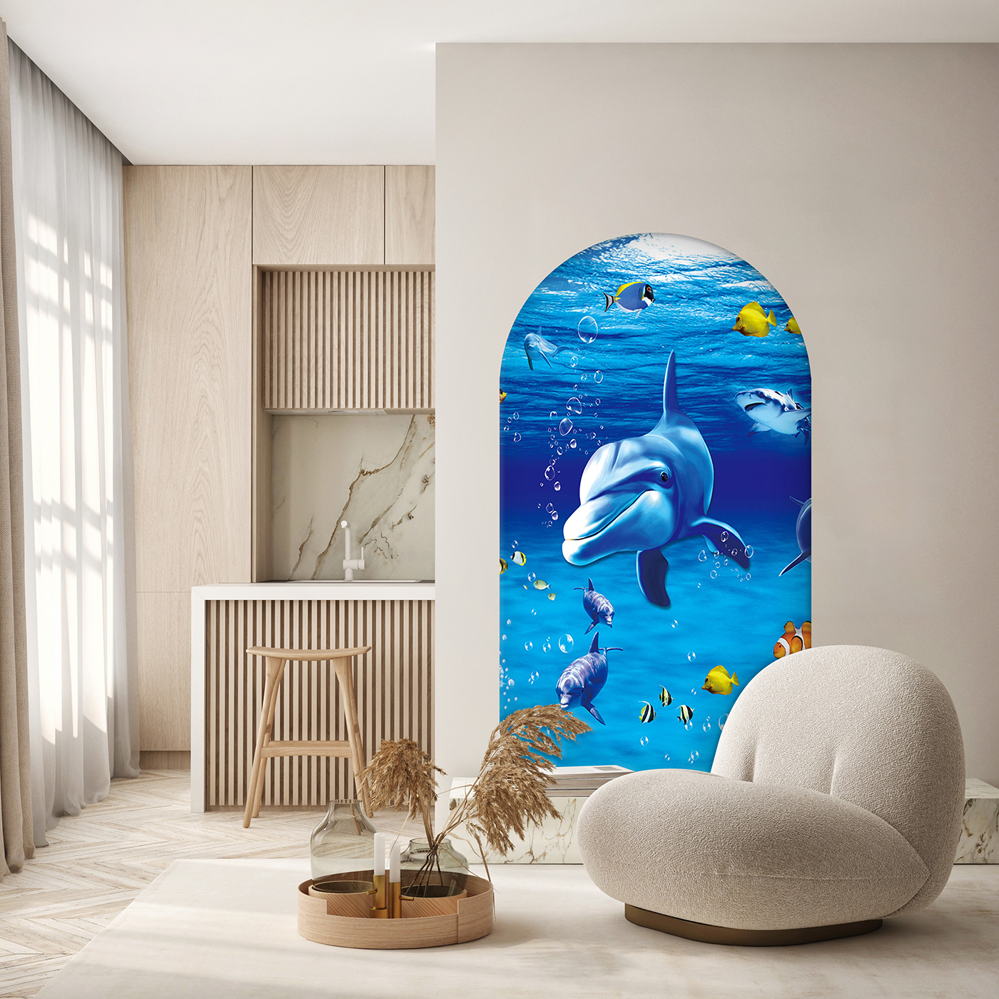 Denizaltı Dünyası Duvar Kağıdı - Modern Tasarım - Görsel 4