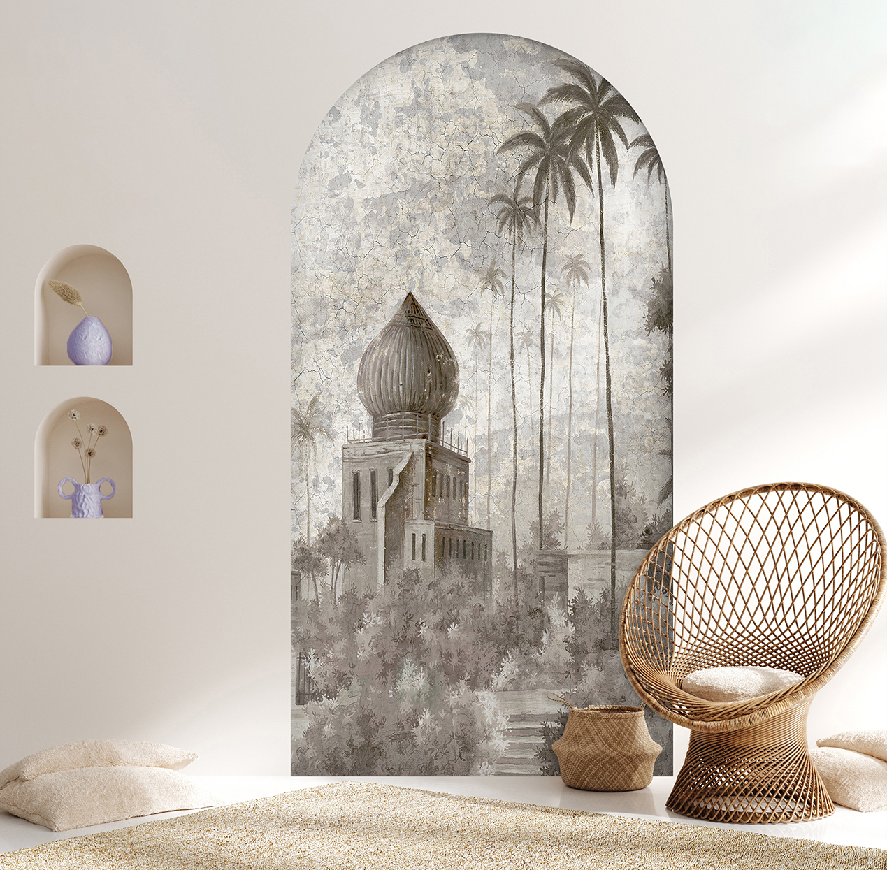 Egzotik Manzara Duvar Kağıdı - Palmiyeler - Görsel 6