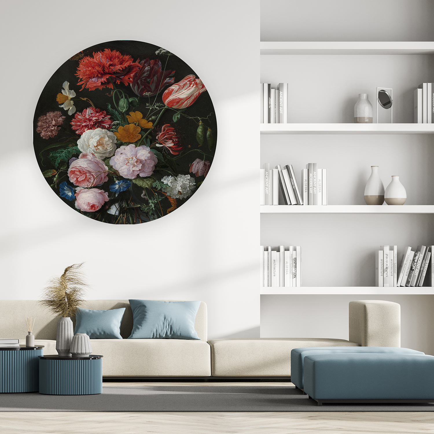 Renkli Çiçek Deseni Duvar Kağıdı – Şık ve Modern Tasarım - Görsel 3