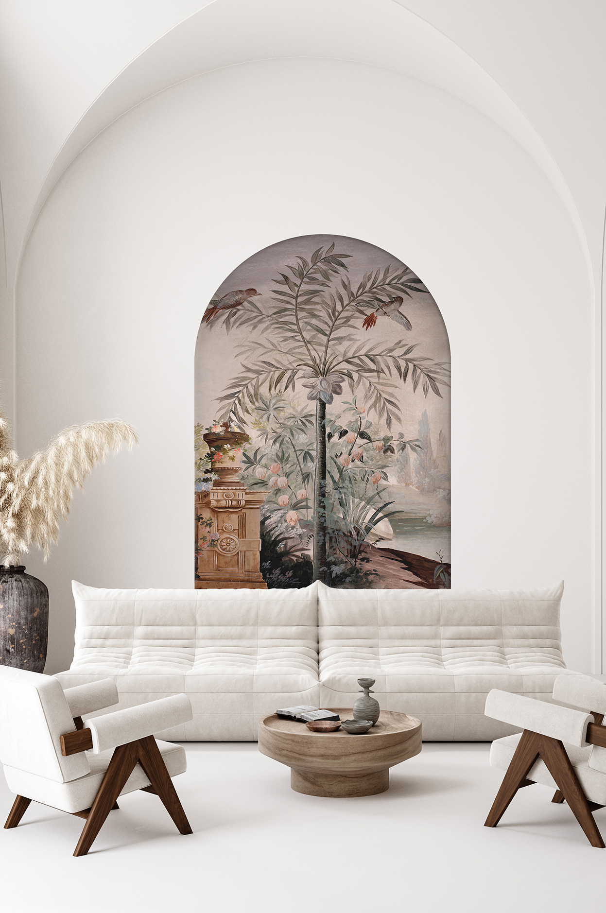 Modern Sanatsal Doğal Manzara Duvar Kağıdı - Şık ve Modern Dekorasyon - Görsel 2