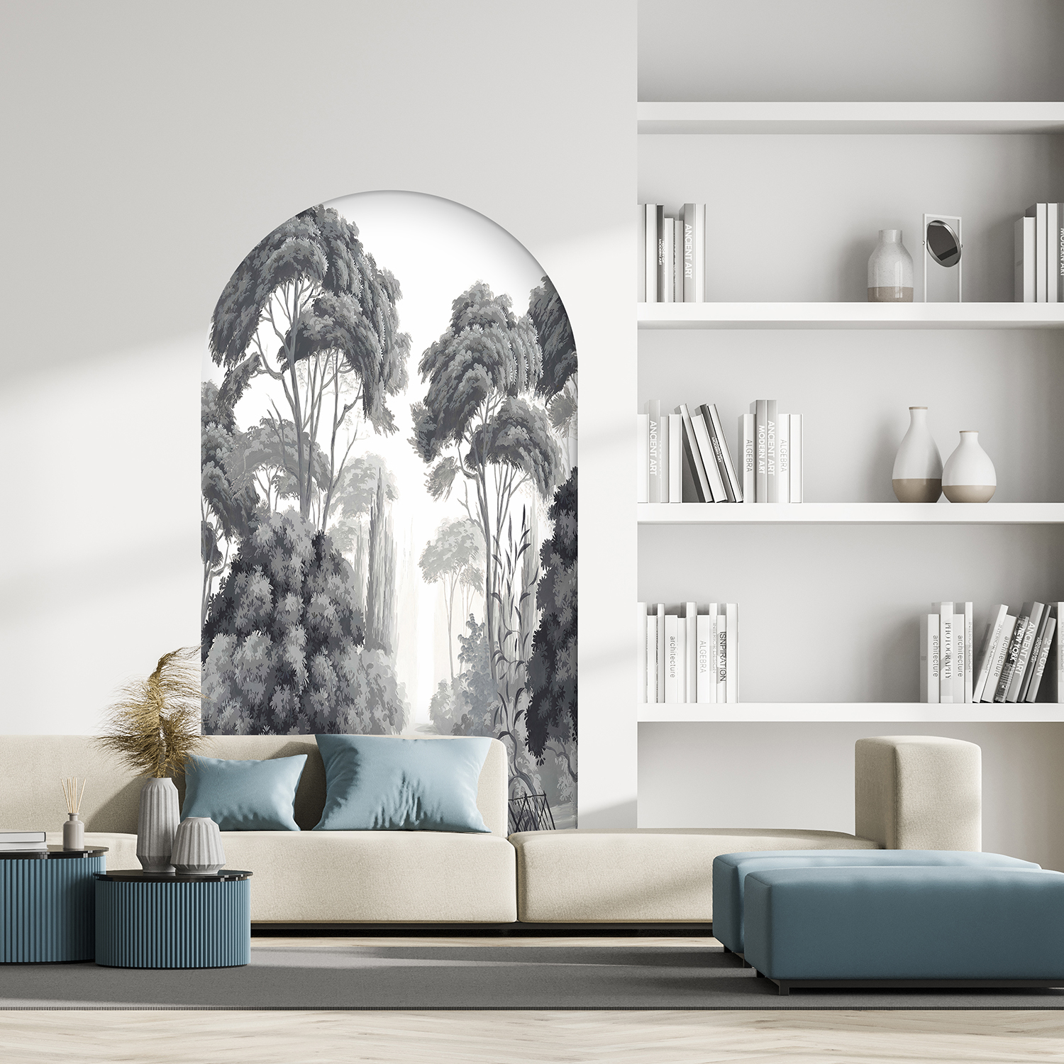 Şık Modern Doğal Orman Duvar Kağıdı - Huzur Verici Tasarım - Görsel 7