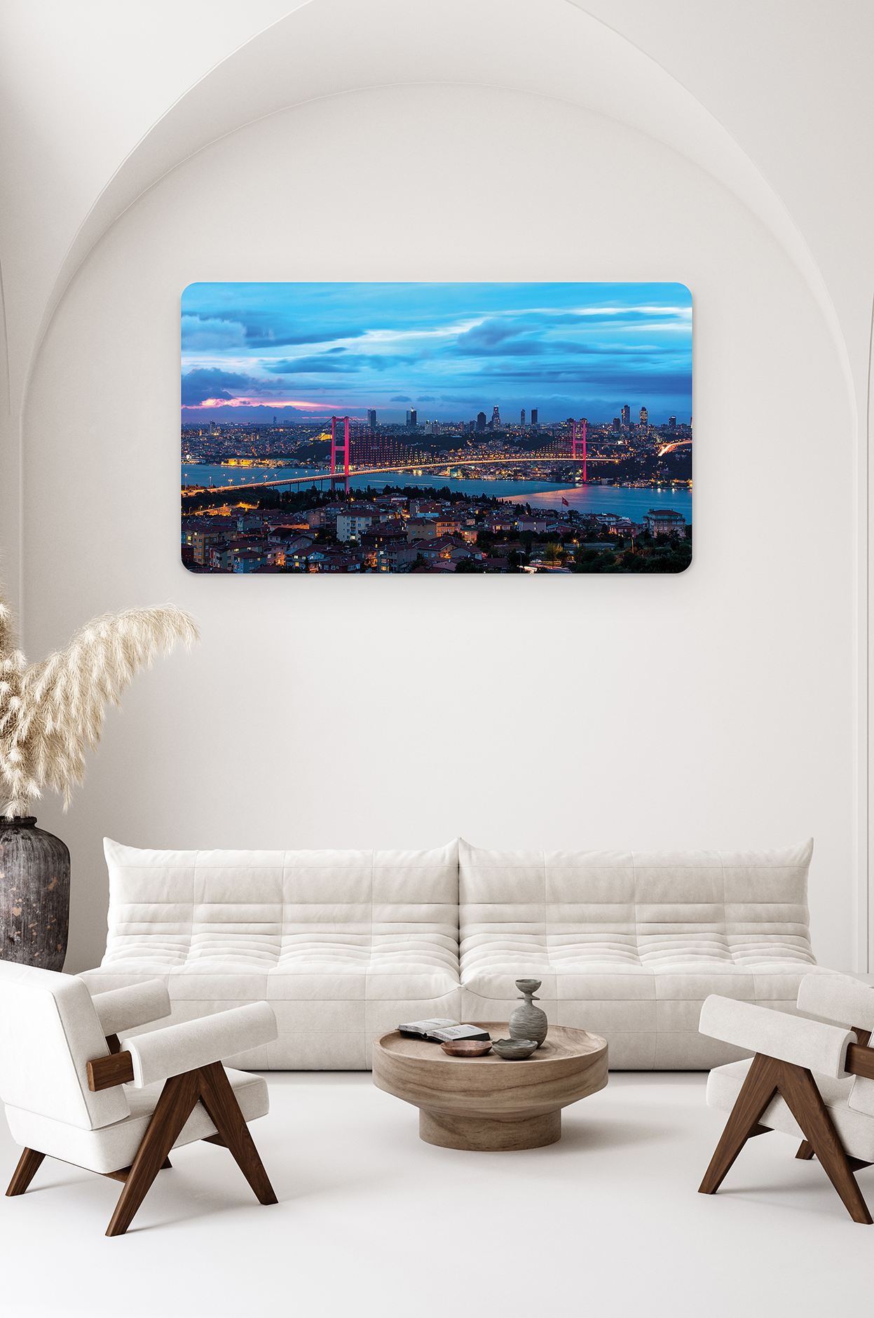 İstanbul Boğazı ve Kız Kulesi Manzaralı Duvar Kağıdı - Modern Tasarım - Görsel 2