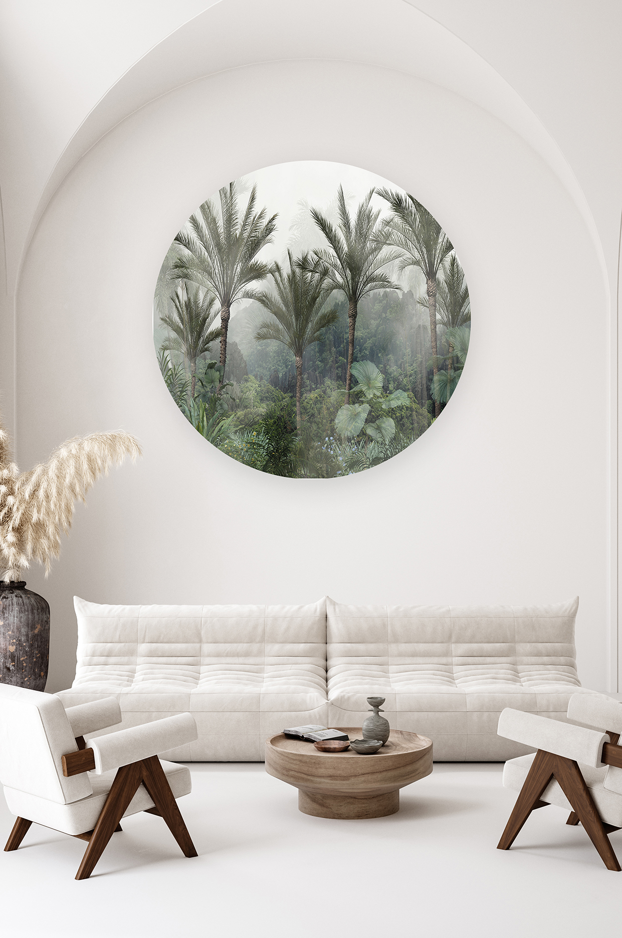 Tropikal Palmiye Ağaçları Duvar Kağıdı – Kendinden Yapışkanlı Ferah Tasarım - Görsel 7