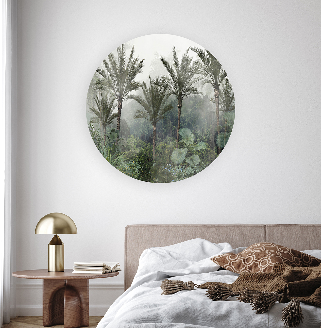 Tropikal Palmiye Ağaçları Duvar Kağıdı – Kendinden Yapışkanlı Ferah Tasarım - Görsel 6