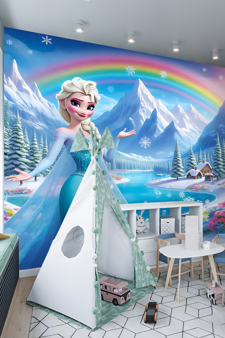 Elsa ve Kar Krallığı Duvar Kağıdı - Görsel 5