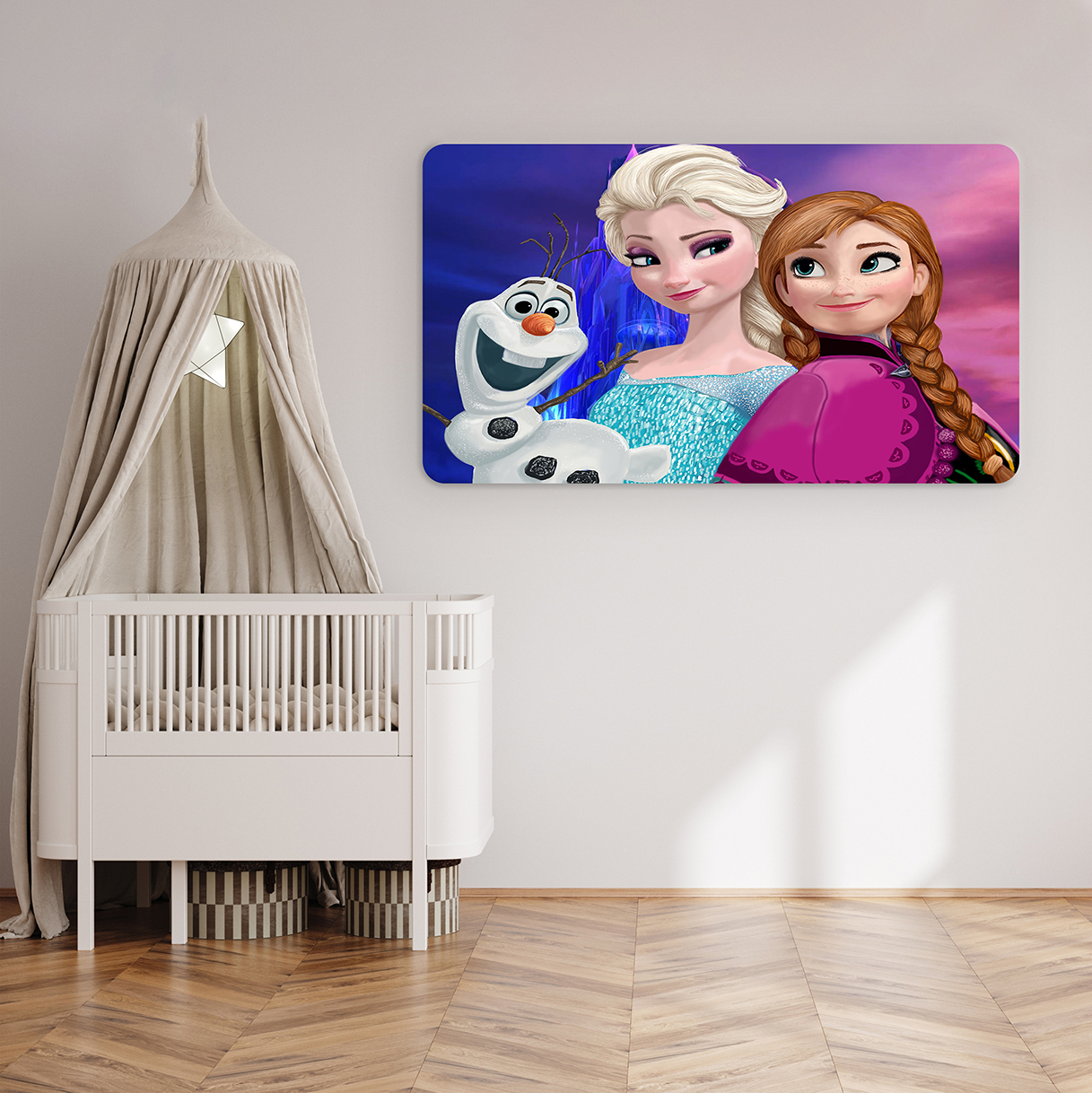 Frozen Karakterli Duvar Kağıdı - Canlı Renkler ve Eğlenceli Tasarım - Görsel 6