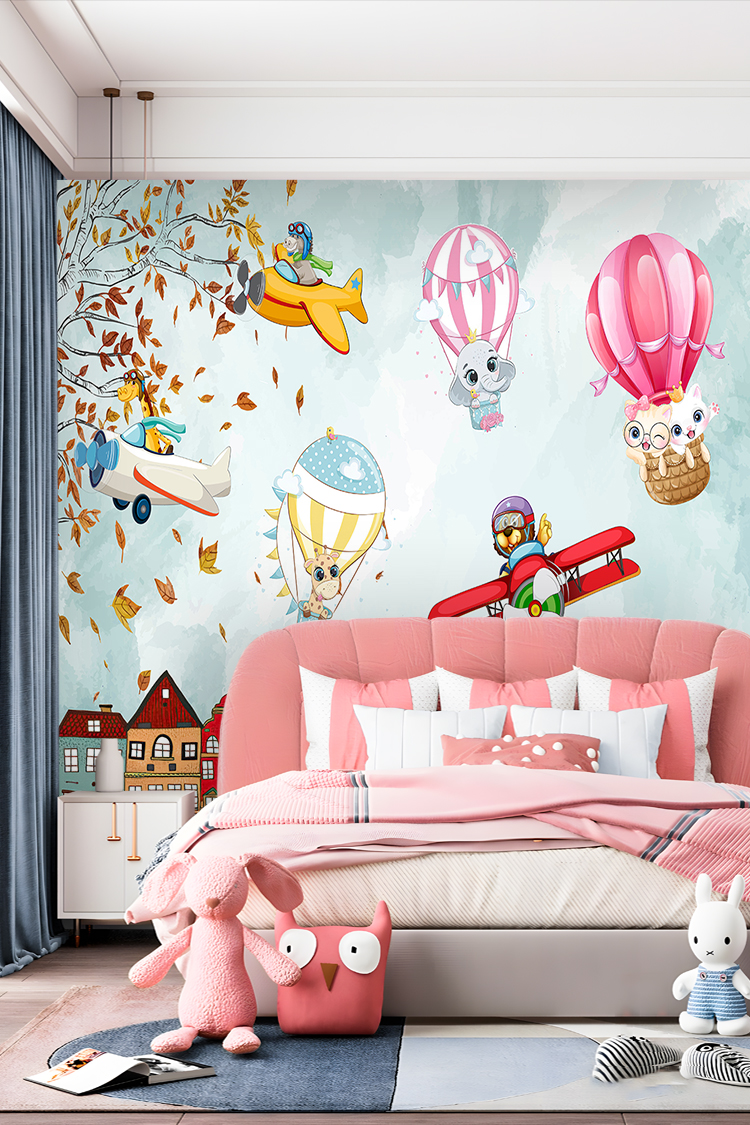 Uçan Hayvanlar Duvar Kağıdı - Görsel 2