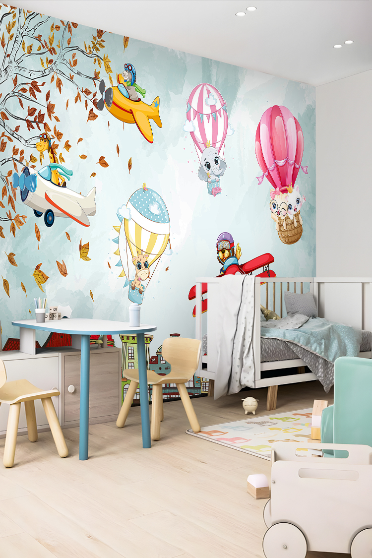 Uçan Hayvanlar Duvar Kağıdı - Görsel 3