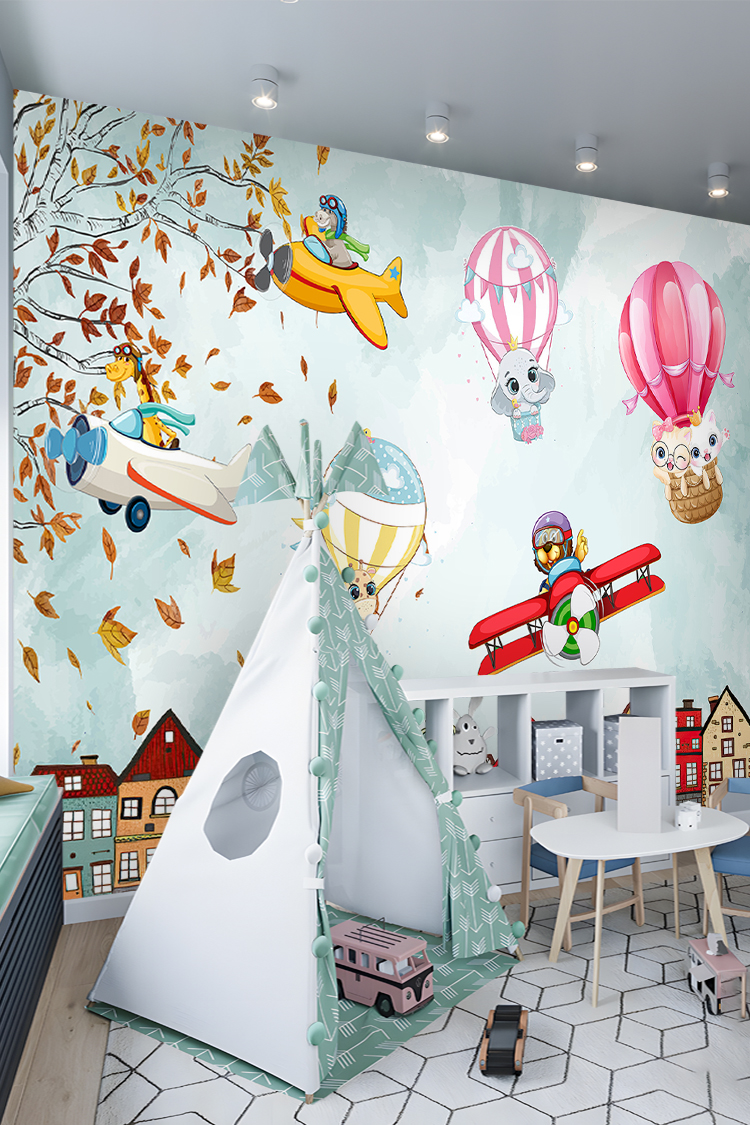 Uçan Hayvanlar Duvar Kağıdı - Görsel 5