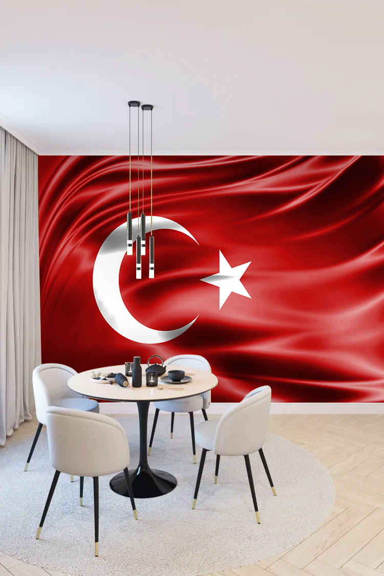 Türk Bayrağı Dalgalanması Duvar Kağıdı - Görsel 4