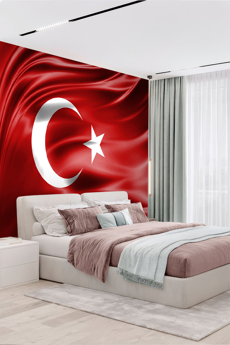 Türk Bayrağı Dalgalanması Duvar Kağıdı - Görsel 5
