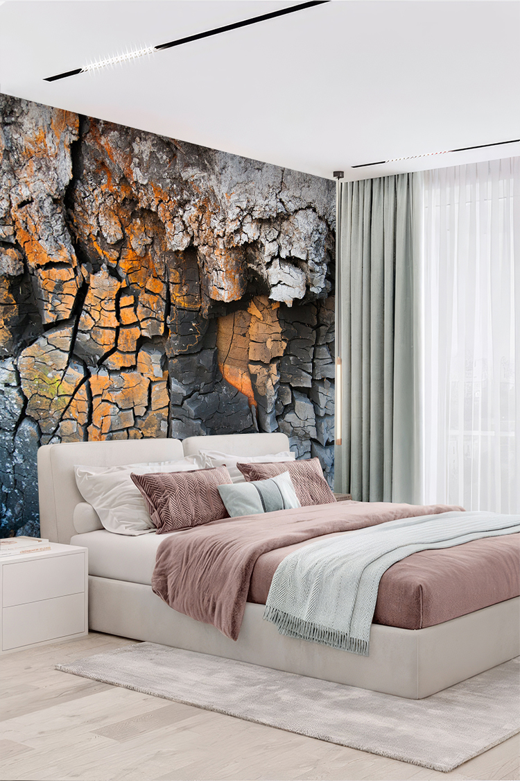 Kırık Taş Desenli Duvar Kağıdı - Sanatsal ve Endüstriyel Tasarım - Görsel 5