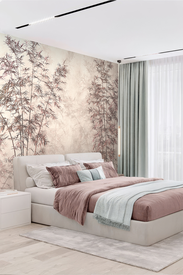 Bambu Desenli Duvar Kağıdı - Görsel 6