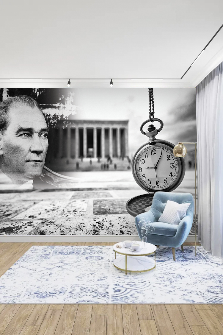 Atatürk Portresi ve Anıtkabir Duvar Kağıdı - Görsel 3
