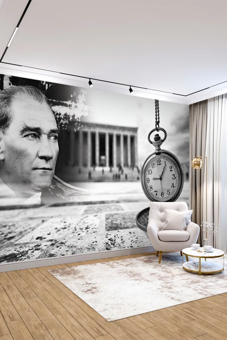 Atatürk Portresi ve Anıtkabir Duvar Kağıdı - Görsel 4