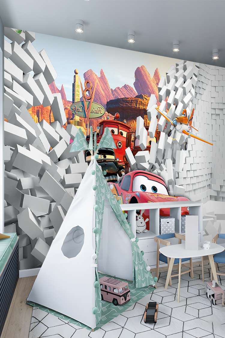 Arabalar ve Uçaklar Duvar Kağıdı