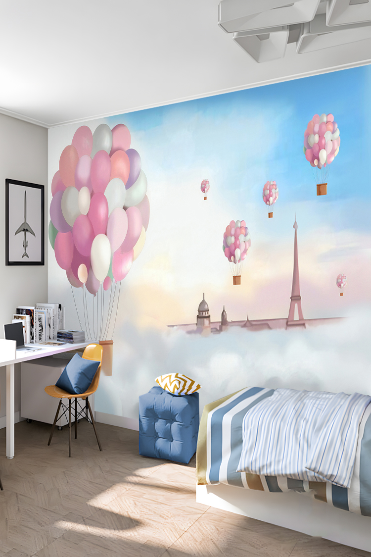 Balonlar ve Paris Duvar Kağıdı - Görsel 6