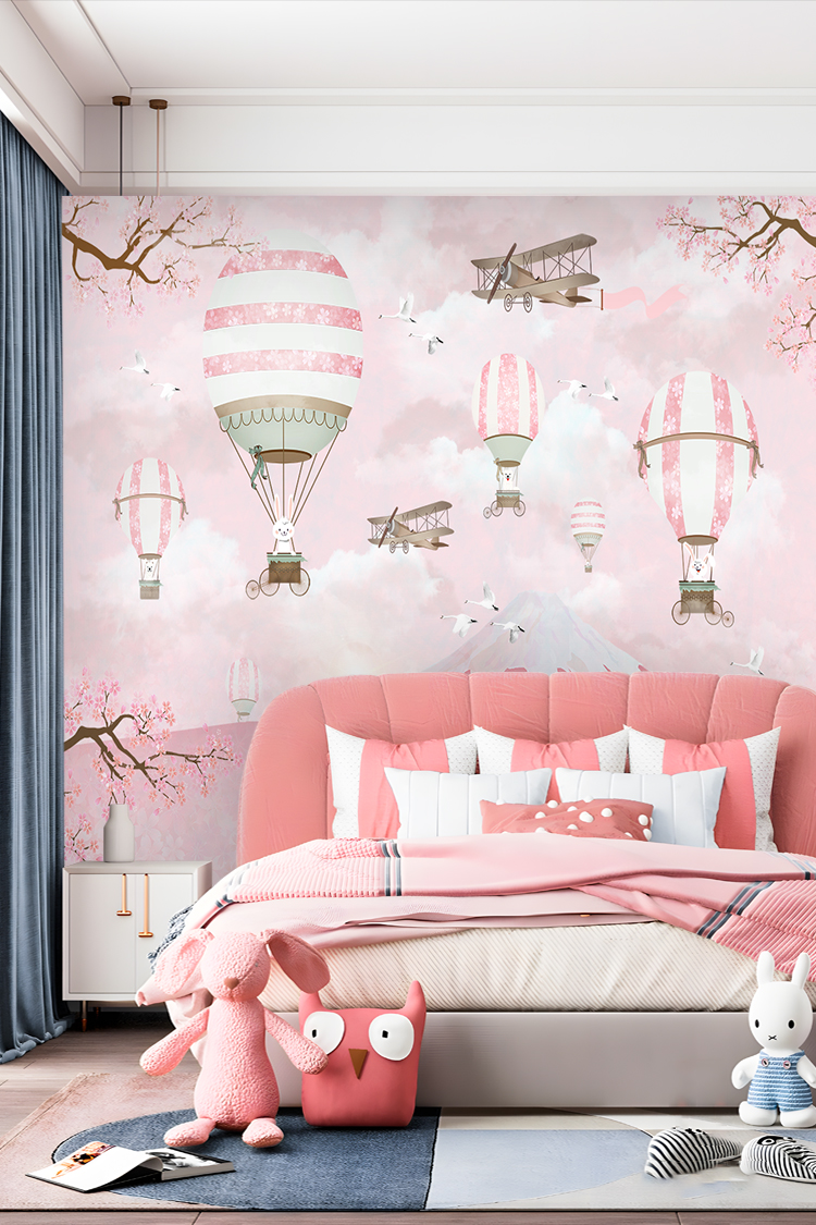 Balonlar ve Uçaklar Duvar Kağıdı