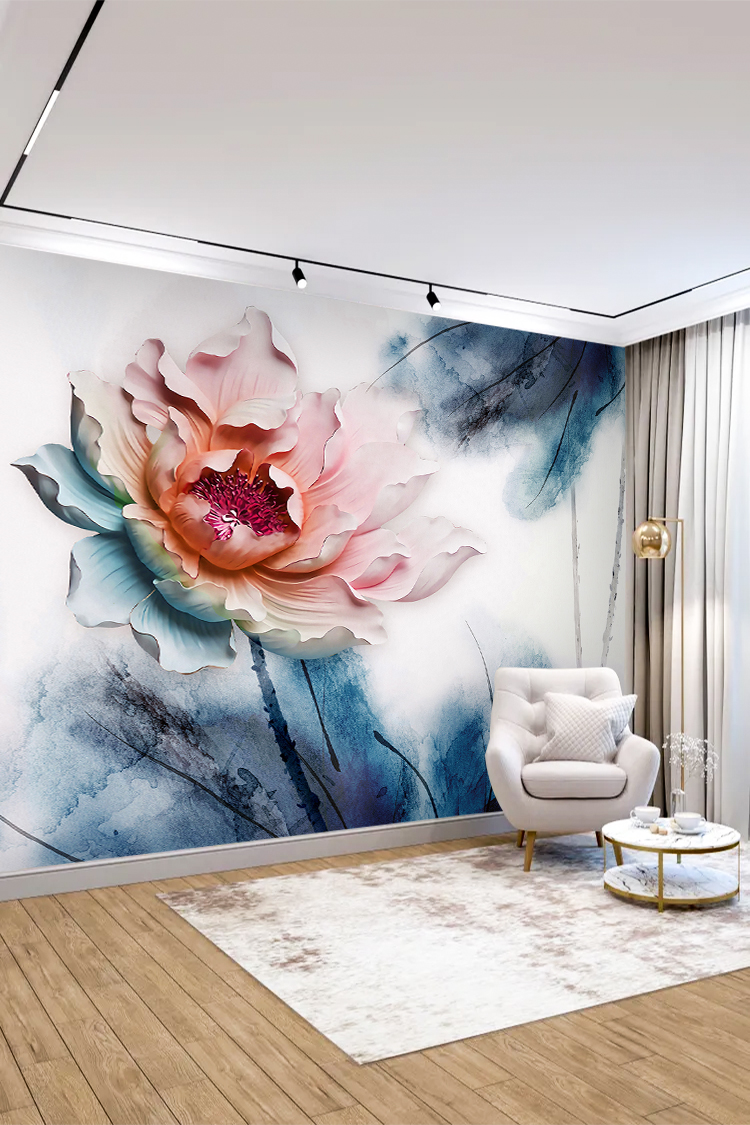 Lotus Çiçeği Duvar Kağıdı – Şık ve Doğal Dekorasyon - Görsel 3