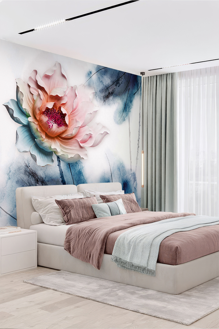 Lotus Çiçeği Duvar Kağıdı – Şık ve Doğal Dekorasyon - Görsel 5