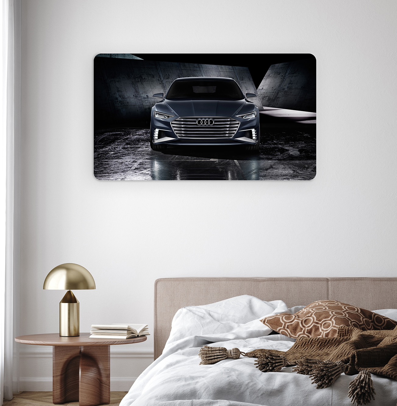 Siyah Audi Araba Duvar Kağıdı – Modern Şehir Tasarımı - Görsel 6