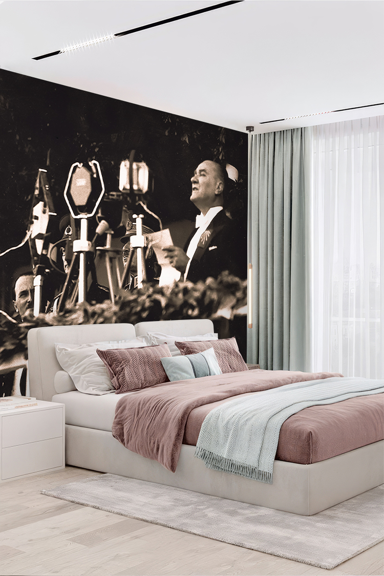 Atatürk'ün Konuşması Duvar Kağıdı - Görsel 5