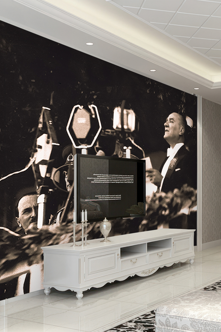 Atatürk'ün Konuşması Duvar Kağıdı - Görsel 6