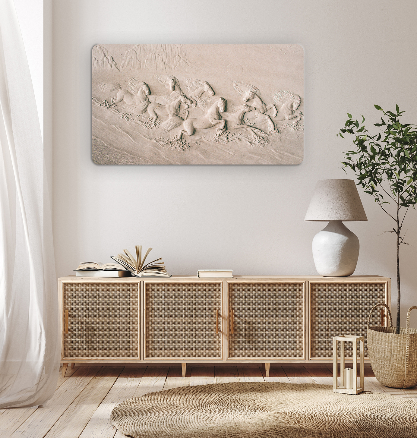 Kumsal Desenli Soyut Duvar Kağıdı - Modern Tasarım - Görsel 8