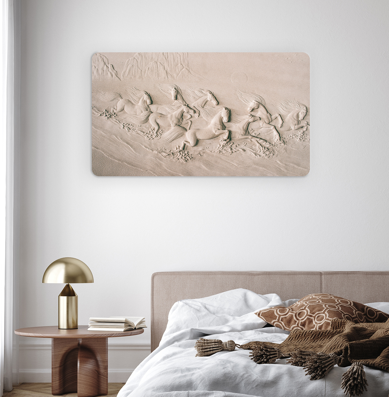 Kumsal Desenli Soyut Duvar Kağıdı - Modern Tasarım - Görsel 6