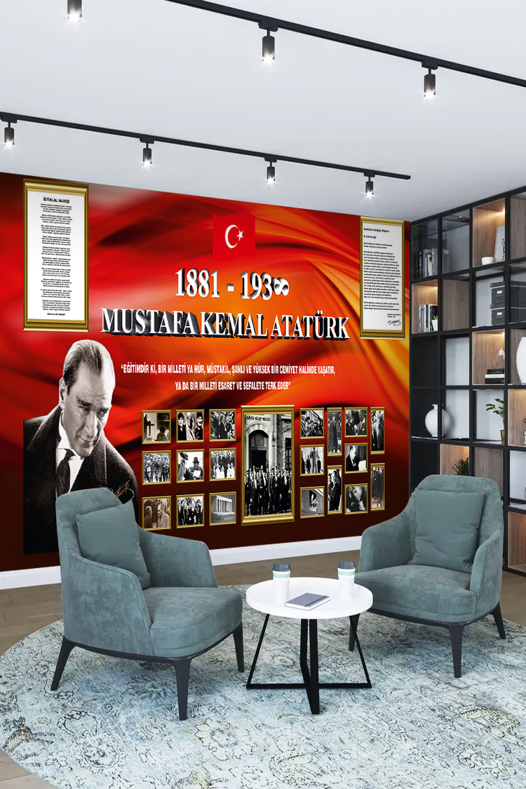 Mustafa Kemal Atatürk Duvar Kağıdı - Görsel 2