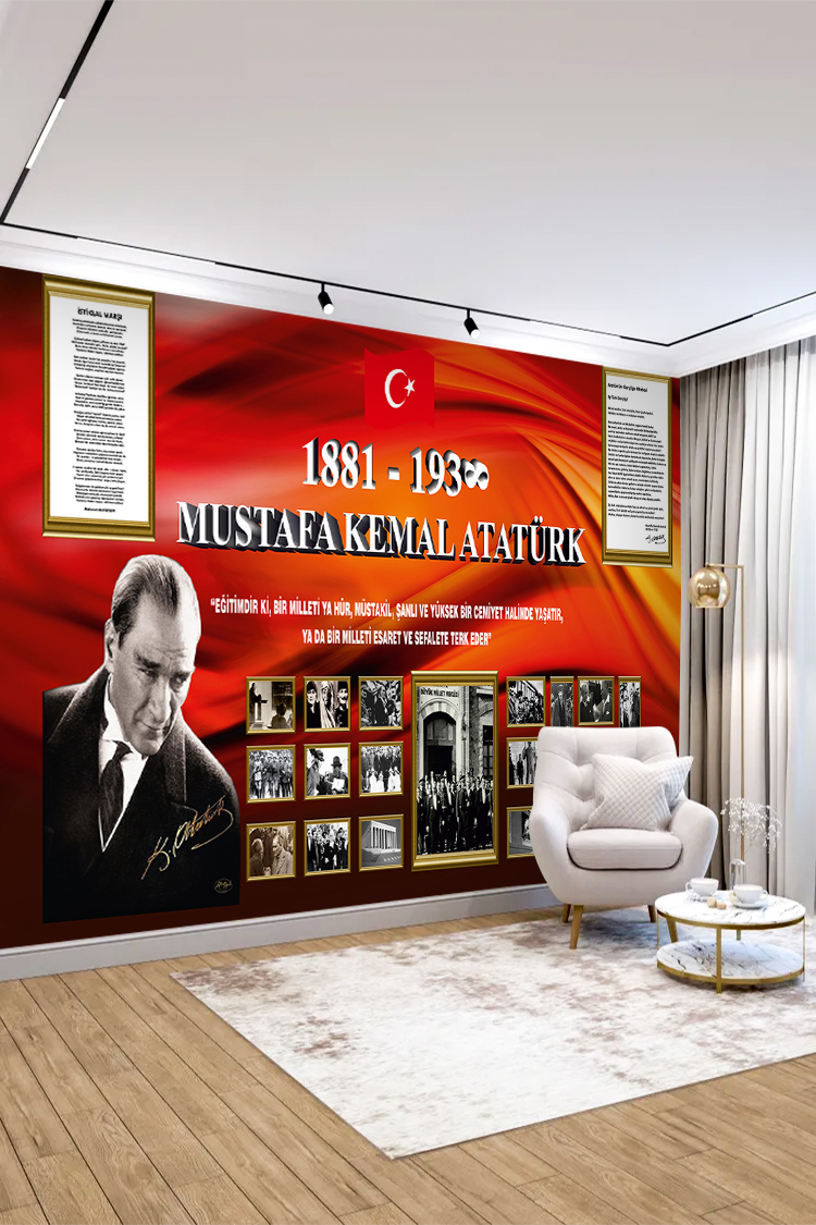 Mustafa Kemal Atatürk Duvar Kağıdı - Görsel 3