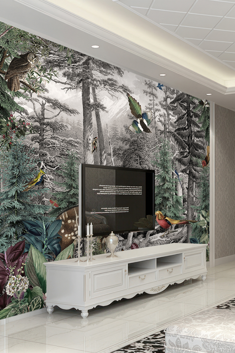 Orman Temalı Doğal Duvar Kağıdı - Görsel 6