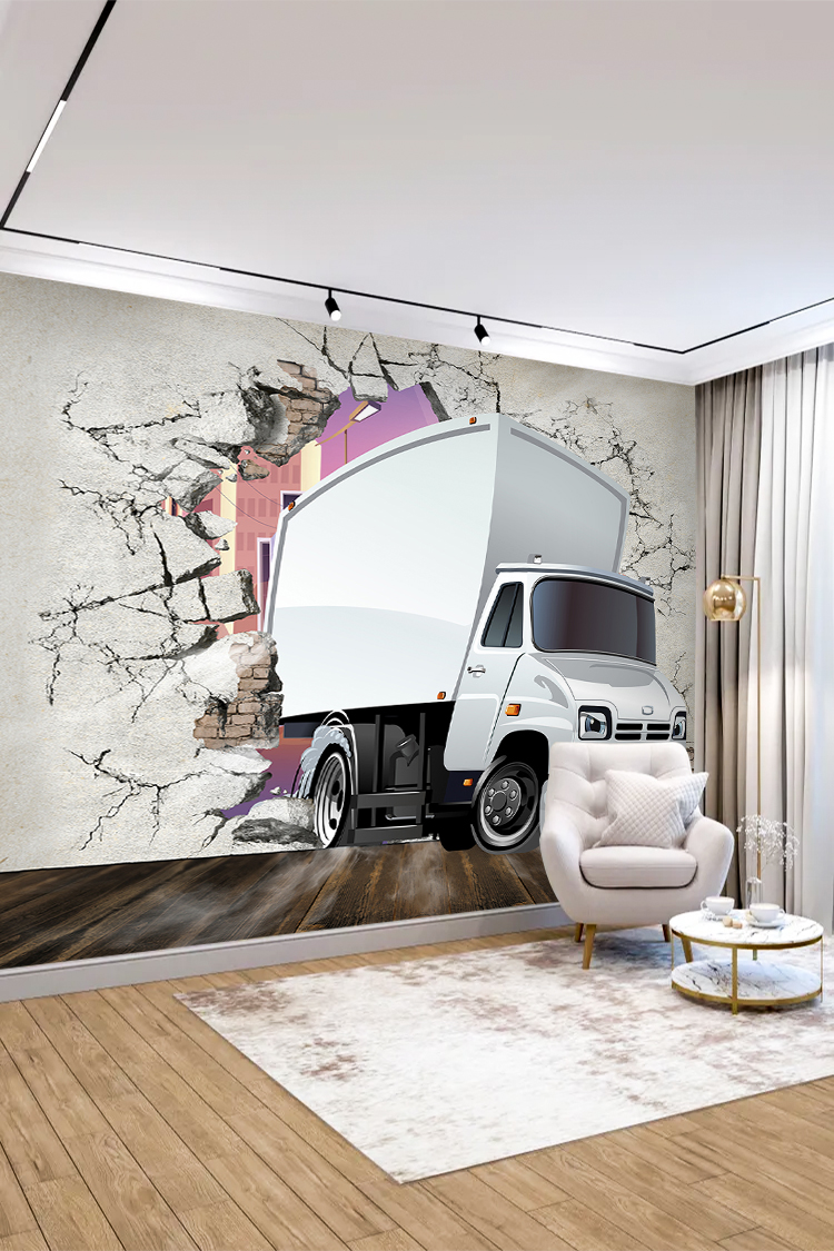 Beyaz Kamyon Duvar Kağıdı - Görsel 4
