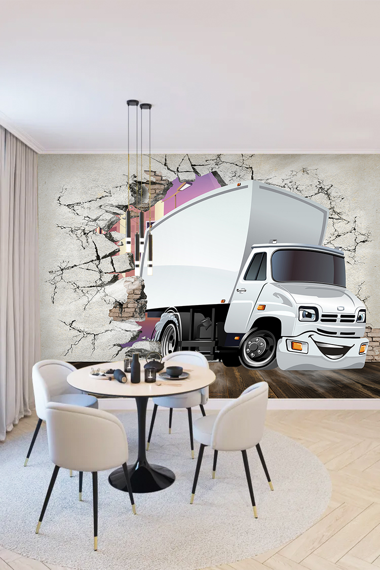 Beyaz Kamyon Duvar Kağıdı - Görsel 5