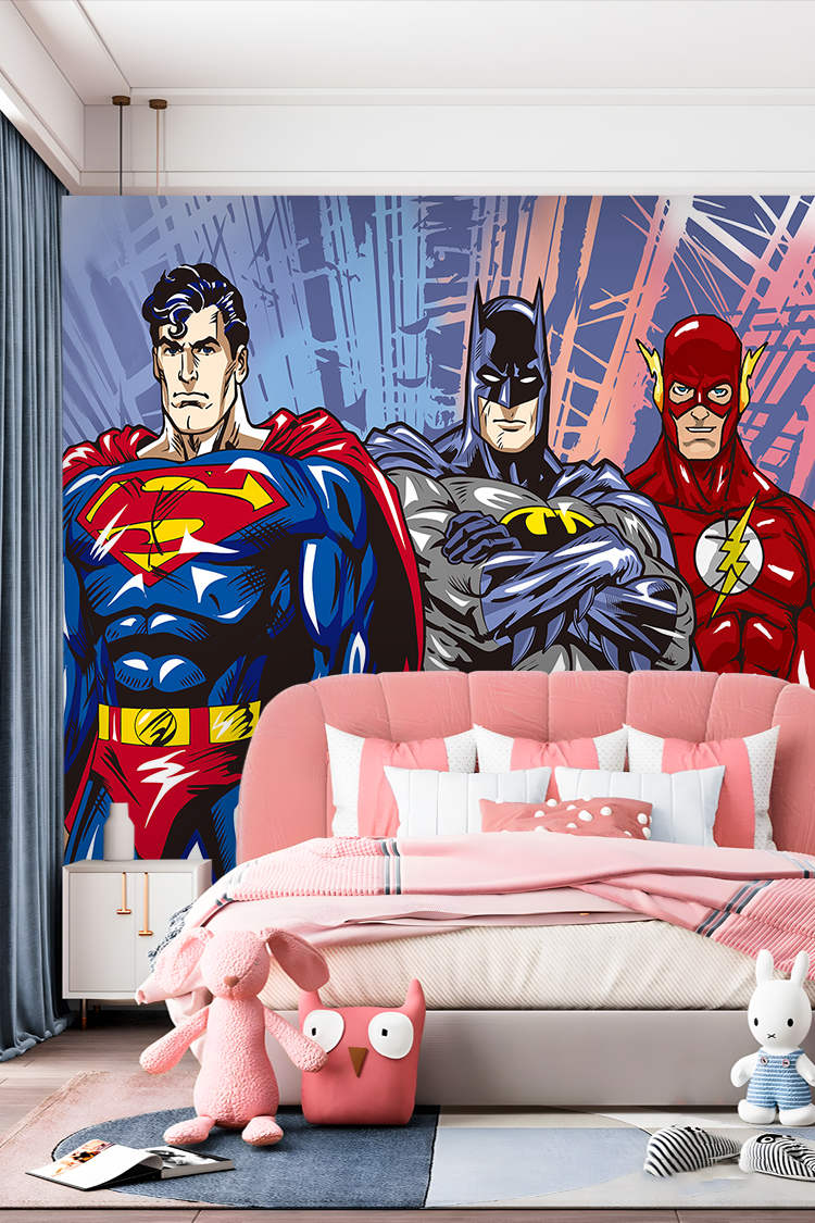 Superman, Batman ve Flash Duvar Kağıdı - Görsel 2