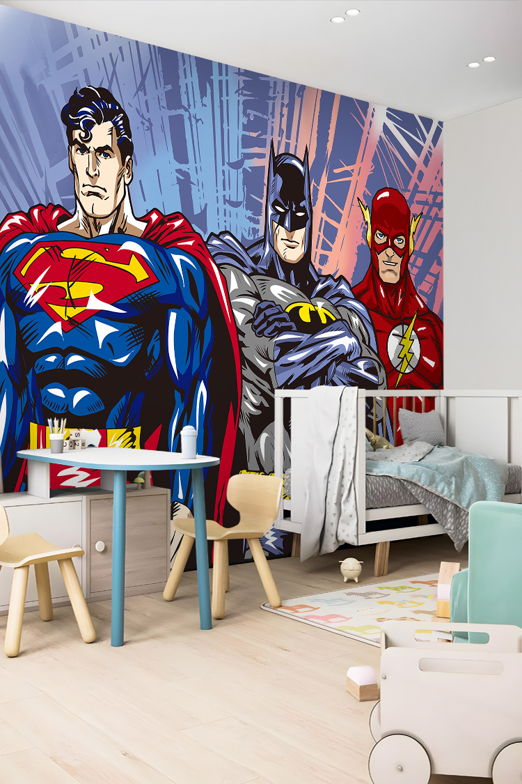 Superman, Batman ve Flash Duvar Kağıdı - Görsel 3